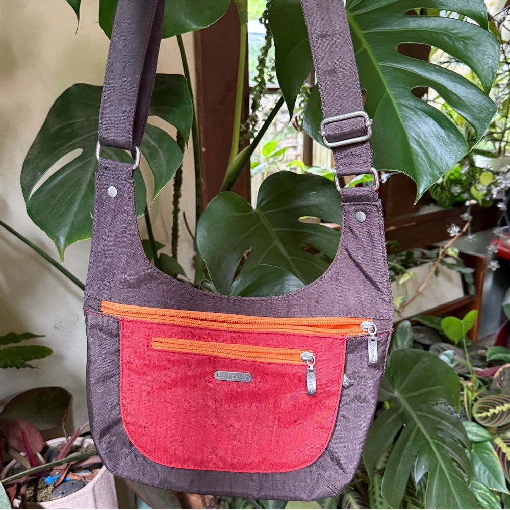 Baggalini Two-Tone cross body Shoulder Bag